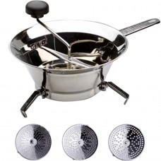 Χορτομηχανή INOX, φ24cm, 3 λεπίδες, Zaseves Ιταλίας ZSV.5724